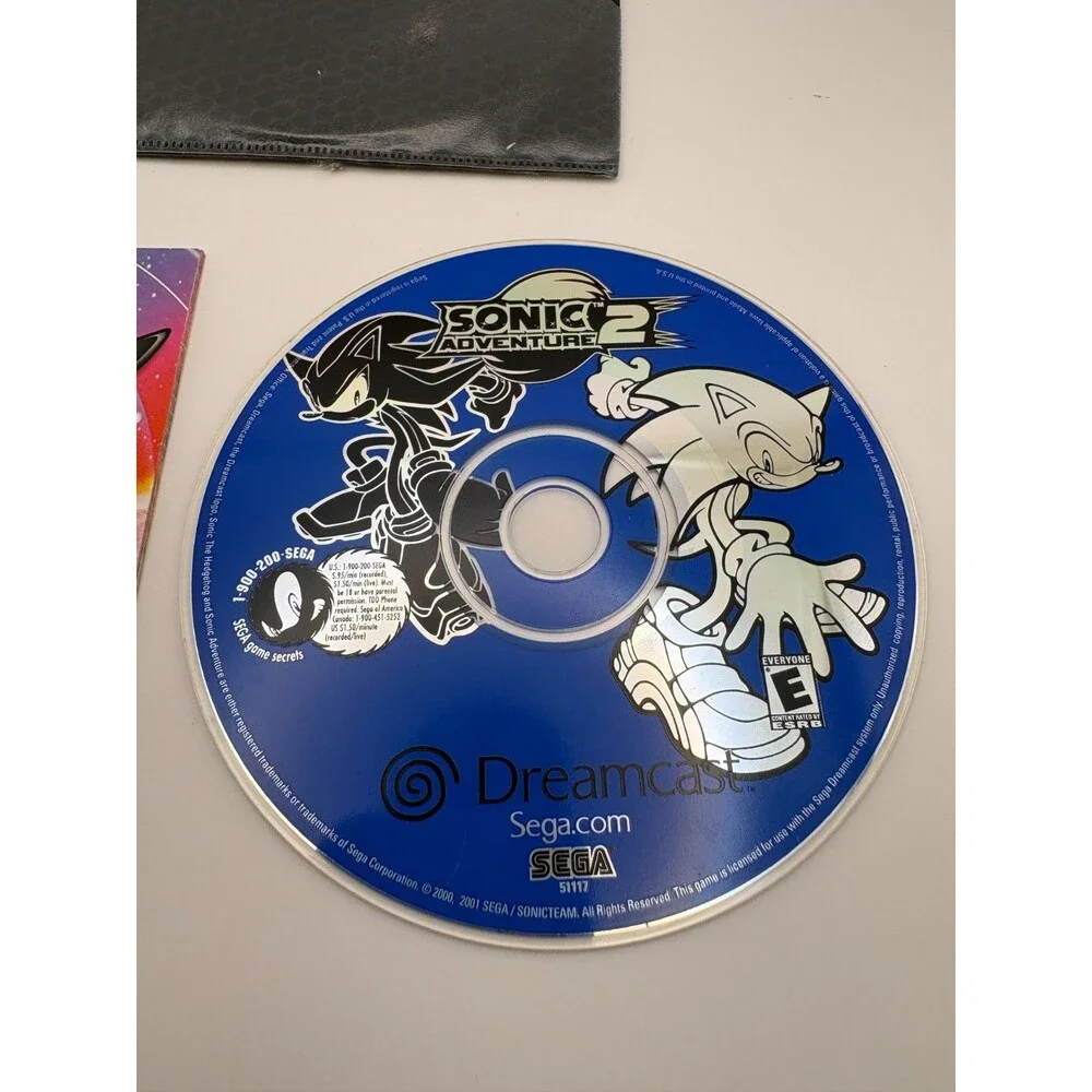 Sonic Adventure 2 - Sega Dreamcast (Disc + Manual, No Case) (Tested/Working)